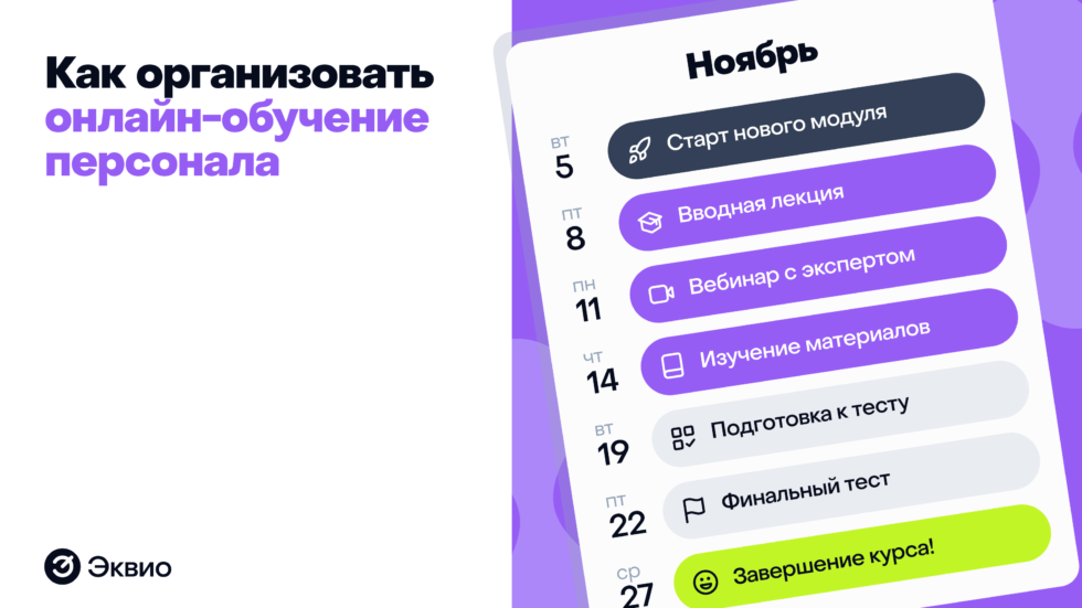Как организовать онлайн обучение персонала в&nbsp;компании