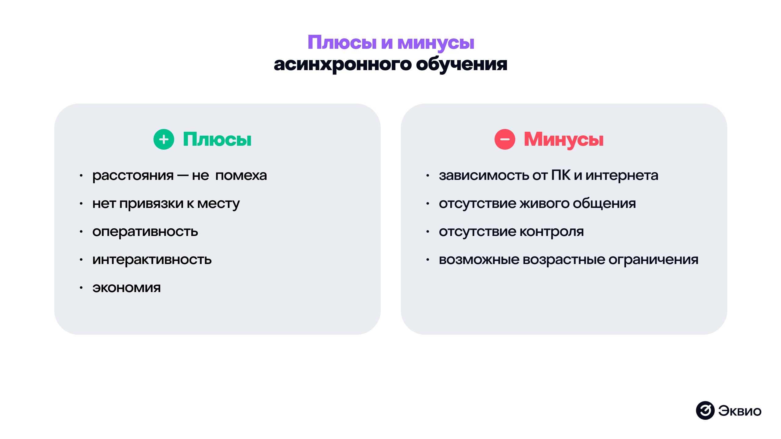 Плюсы и&nbsp;минусы синхронного и&nbsp;асинхронного обучения