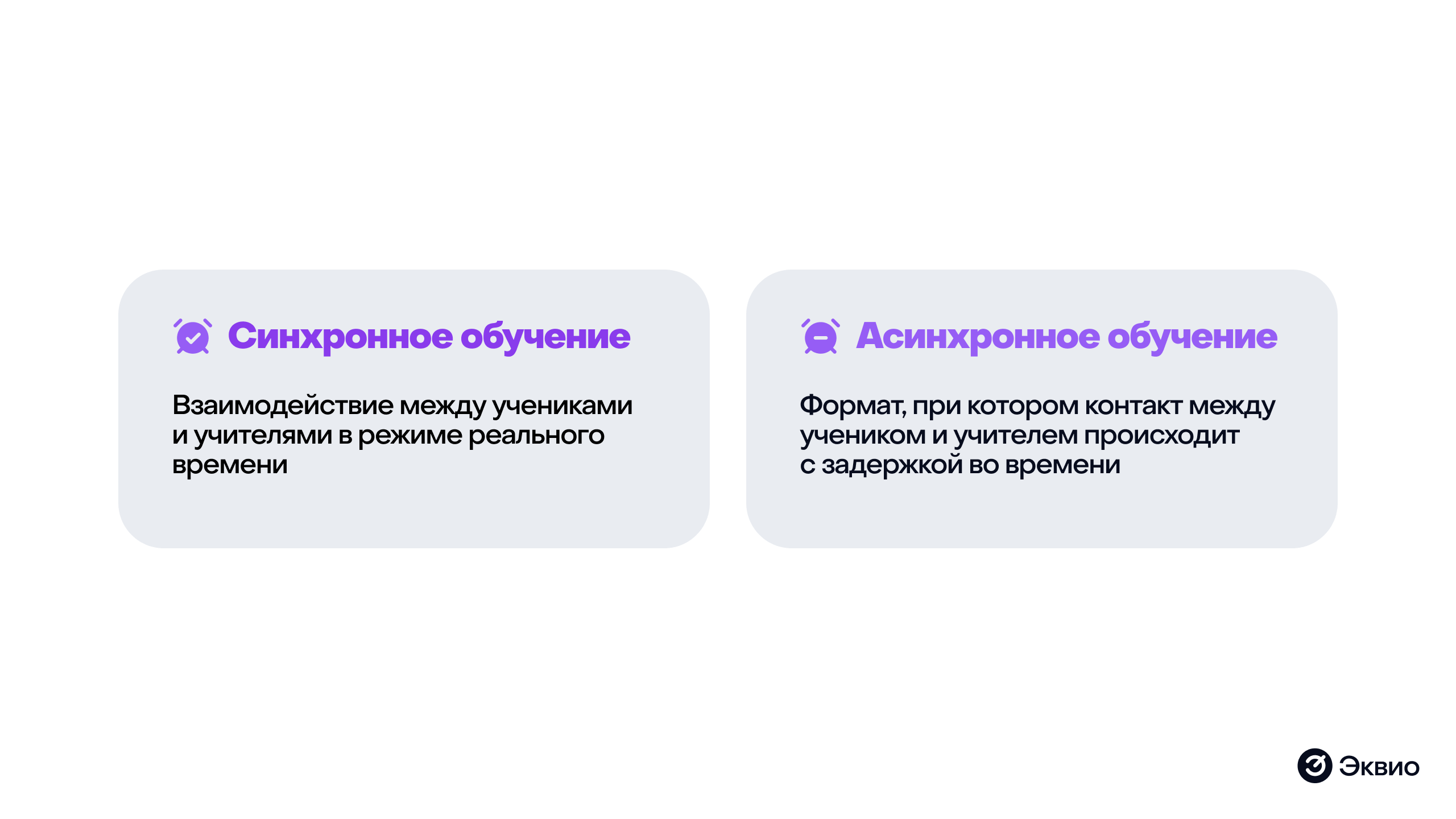 Сравнение синхронного и&nbsp;асинхронного обучения