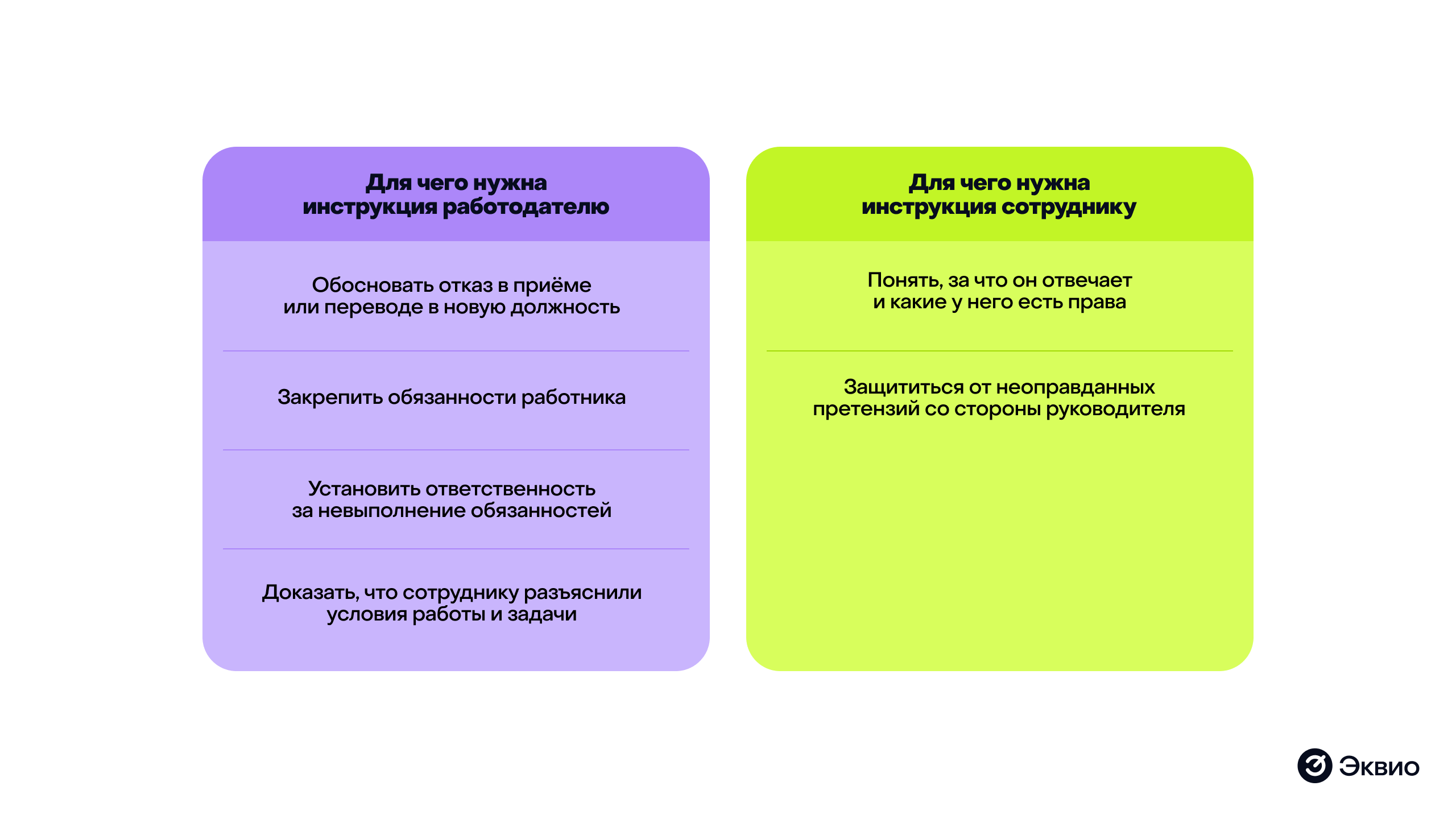 Для чего нужна должностная инструкция