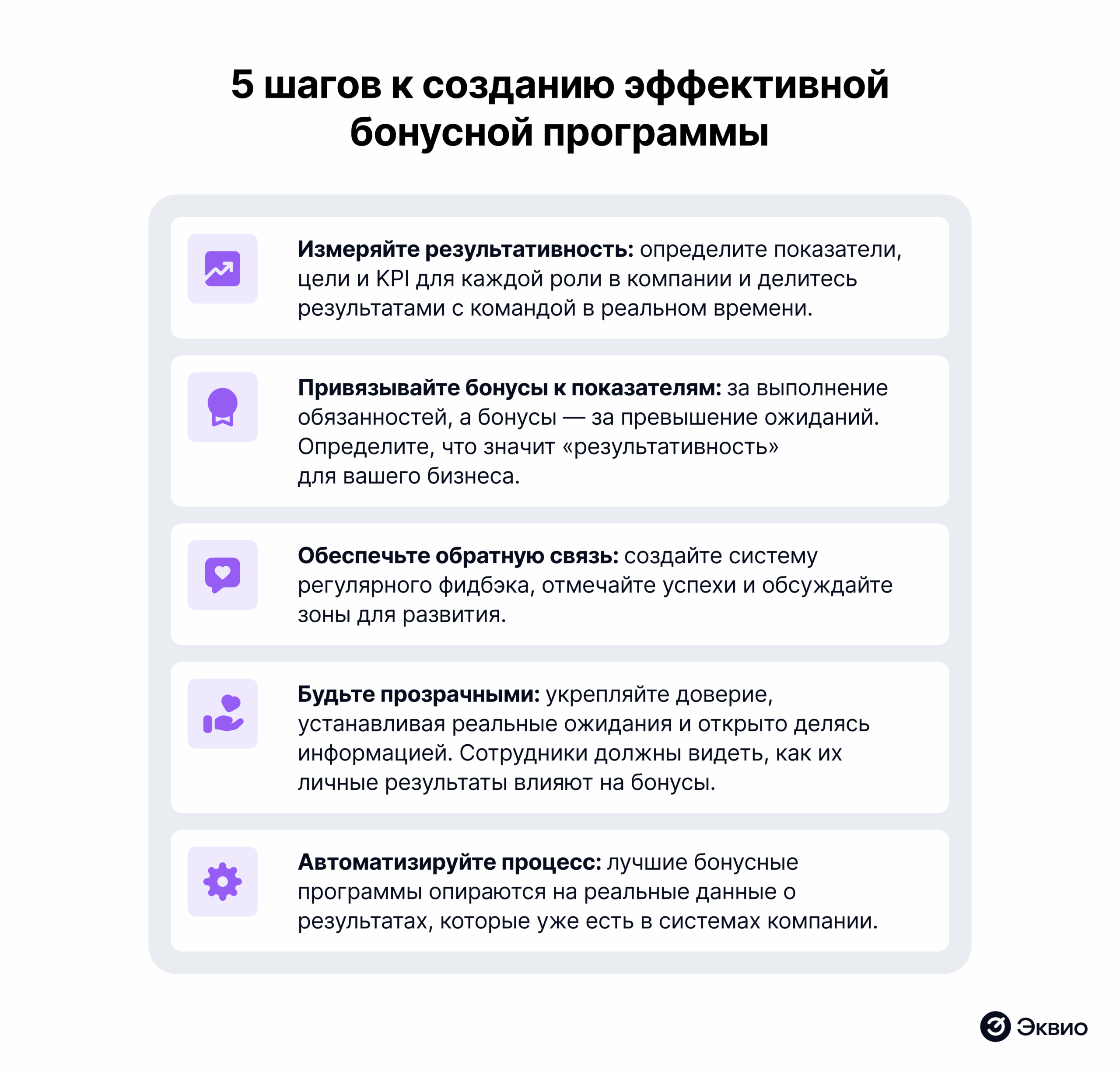 5 шагов к&nbsp;созданию эффективной бонусной программы