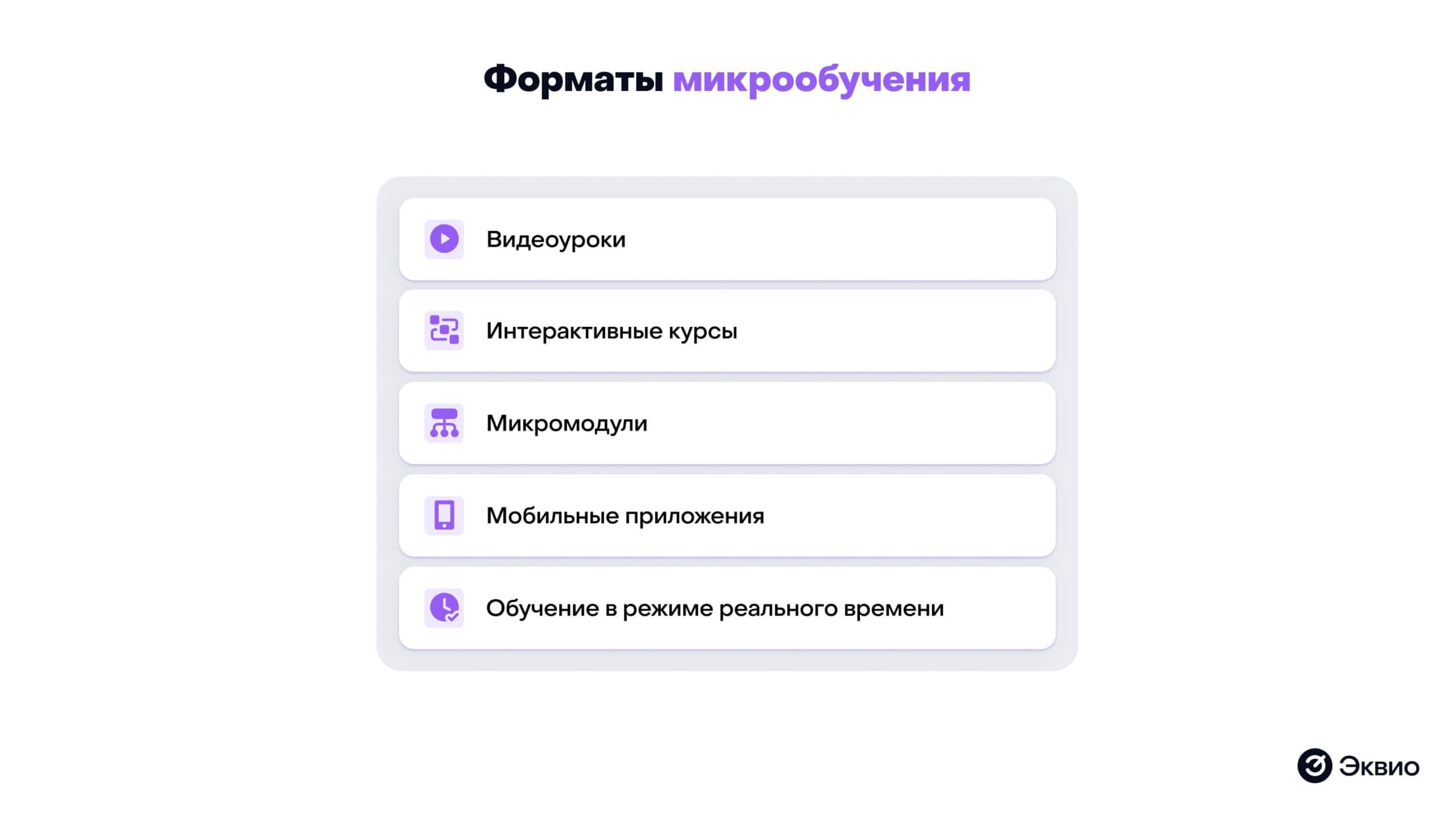 Какие форматы микрообучения эффективны для&nbsp;обучения персонала