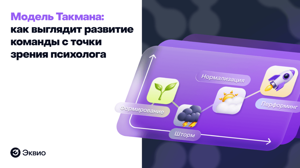Модель Такмана: как&nbsp;выглядит развитие команды с&nbsp;точки зрения психолога